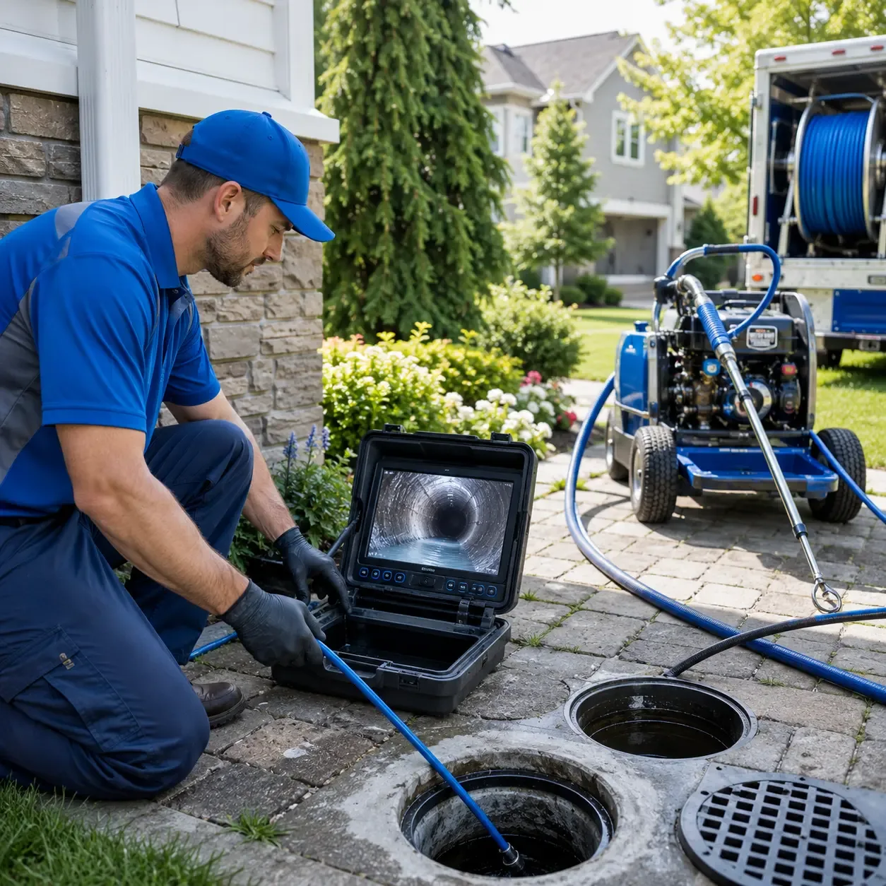 Outdoor drain cleaning professionals serving Hinton, IA